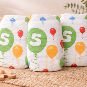 Pure Joy Nappy - Size 5, 13-18 kgs, 176 Nappies Per Carton.
