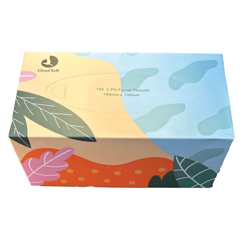 Cloud Soft Quality Facial Tissues – 180 Sheets (2 Ply) × 32 Boxes
